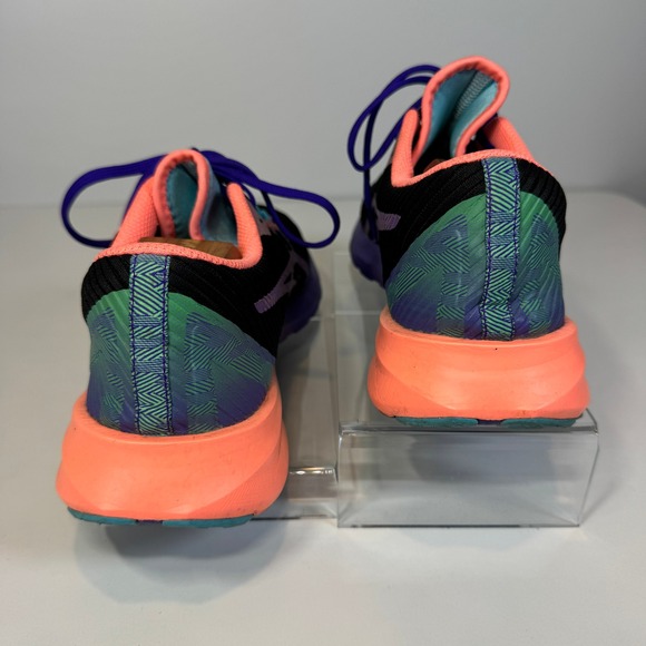 ASICS Versablast Running Shoes Womens 8.5 Black Purple Coral Sneakers Gym Sporty - Picture 7 of 10